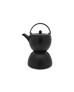 Tee-Set Sencha 1,2L gusseisen schwarz mit Teewärmer