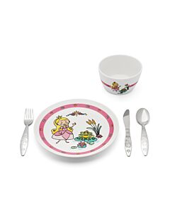 Geschirr-Set 5tlg Prinzessin Porzellan