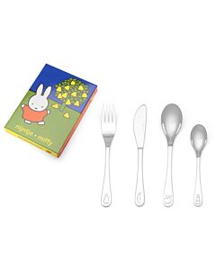 Kinderbesteck 4-teilig Miffy Obst Edelstahl