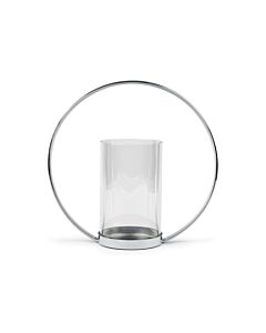 Windlicht Elana silbrig