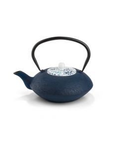 Teekanne Yantai 1,2L Gusseisen blau