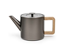 Teekanne Duet Design Narvik 1,1L metallic grau