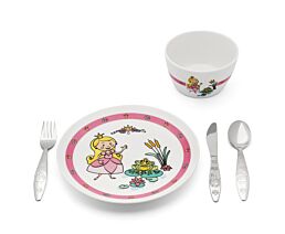 Geschirr-Set 5tlg Prinzessin Porzellan