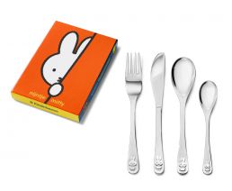 Kinderbesteck 4tlg Miffy Edelstahl