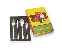 Kinderbesteck 4-teilig Miffy Freunde Edelstahl