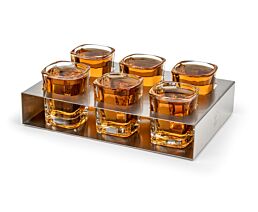 Shotgläser mit Tablett s/6